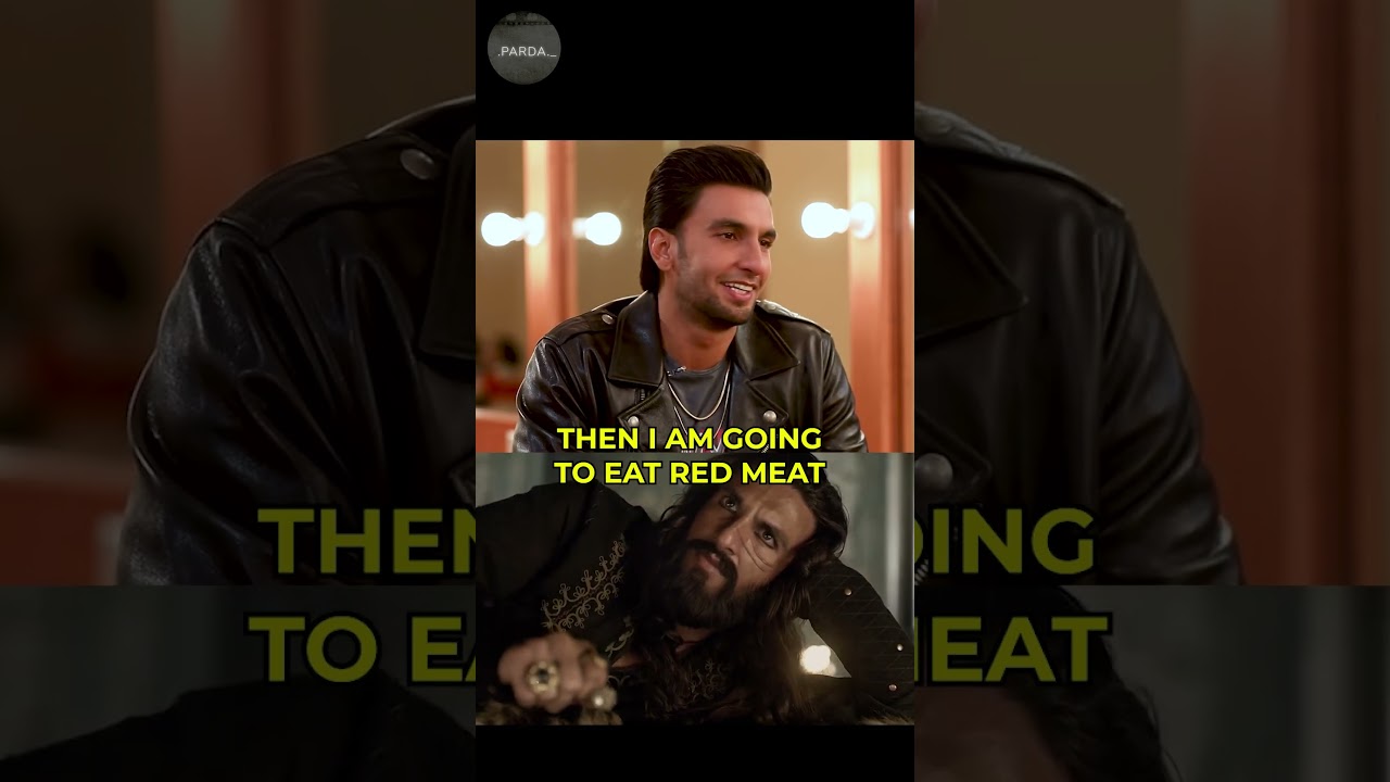 Ranveer Singh's Bold Take on Red Meat 🍖