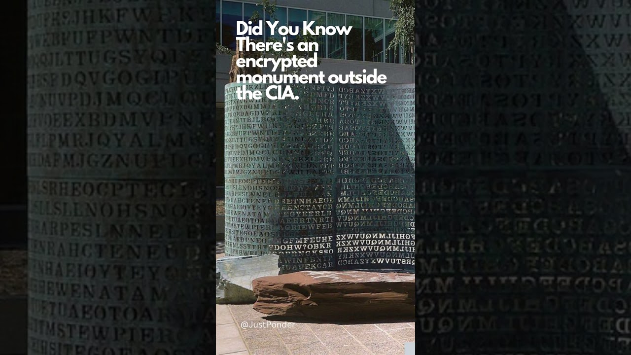 The Encrypted Monument Outside the CIA: An Intriguing Fact