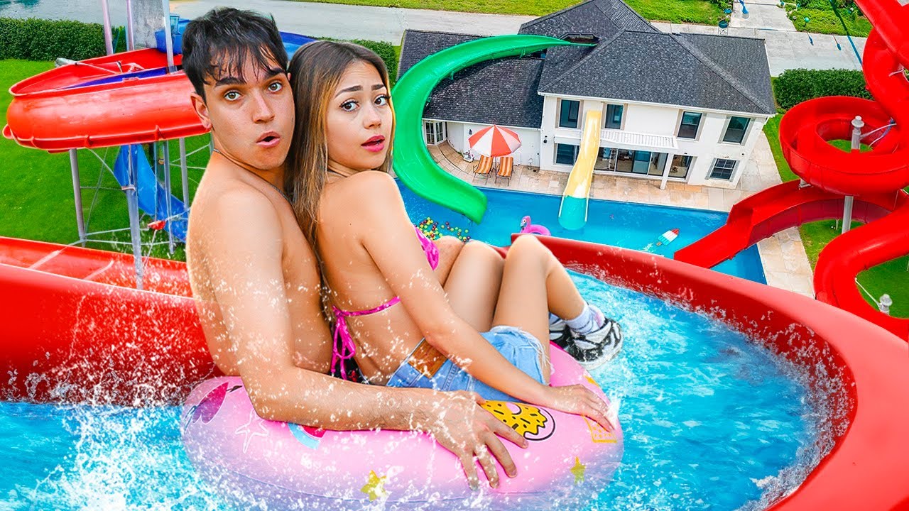 Our Epic Backyard Waterpark Adventure! 💦