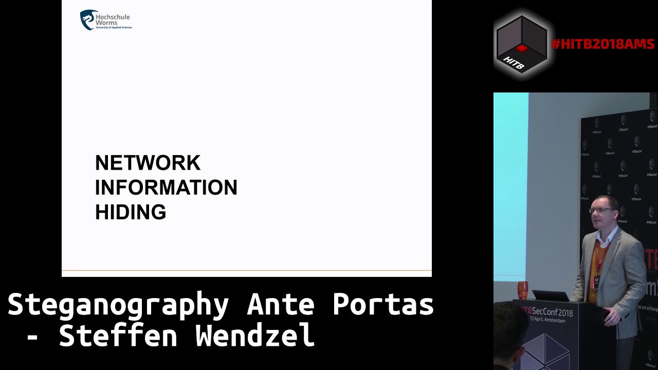 HITB2018AMS: Unlocking Secrets with Steganography 🔍