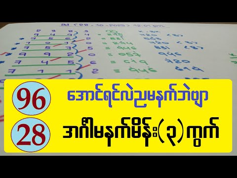 96-28 အောင်ရင်လဲညမနက်ဘဲနော် မနက်ဖန်ဆက်အောင်ကြပါစေခင်ဗျ