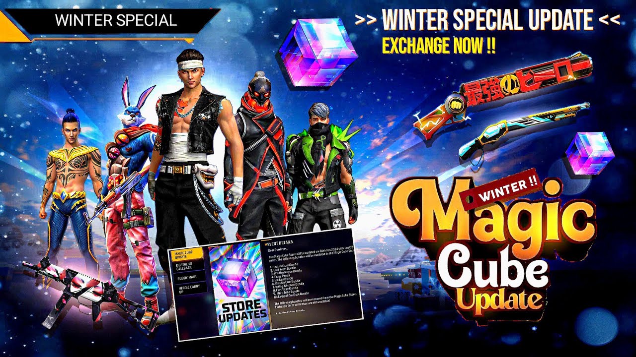 Magic Cube Store Update & Free Fire Event 🎮