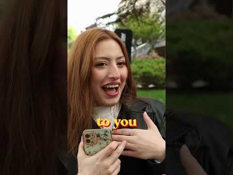 Telling Girls They Are Beautiful in Turkish #shorts #dating #askingstrangers #dateme