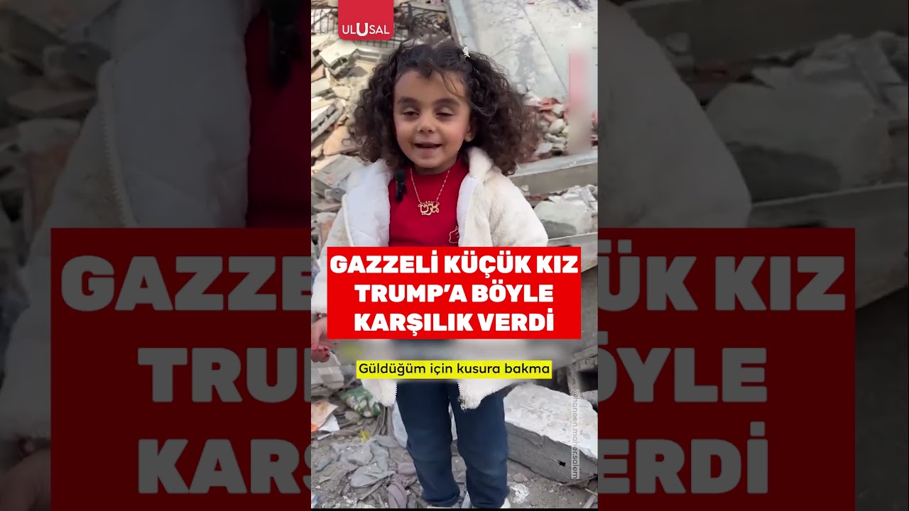 Gazzeli Küçük Kız Trump'ın Gazze Açıklamasına Çarpıcı Yanıt Verdi 🇵🇸