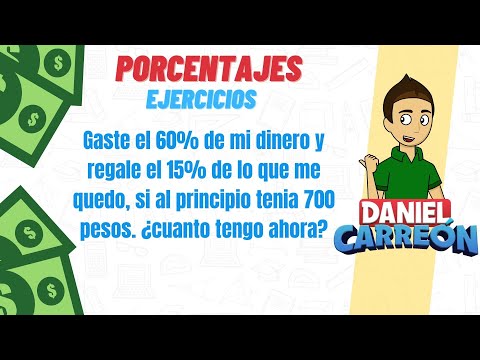 PROBLEMAS CON PORCENTAJES Parte1 Super facil - Para principiantes
