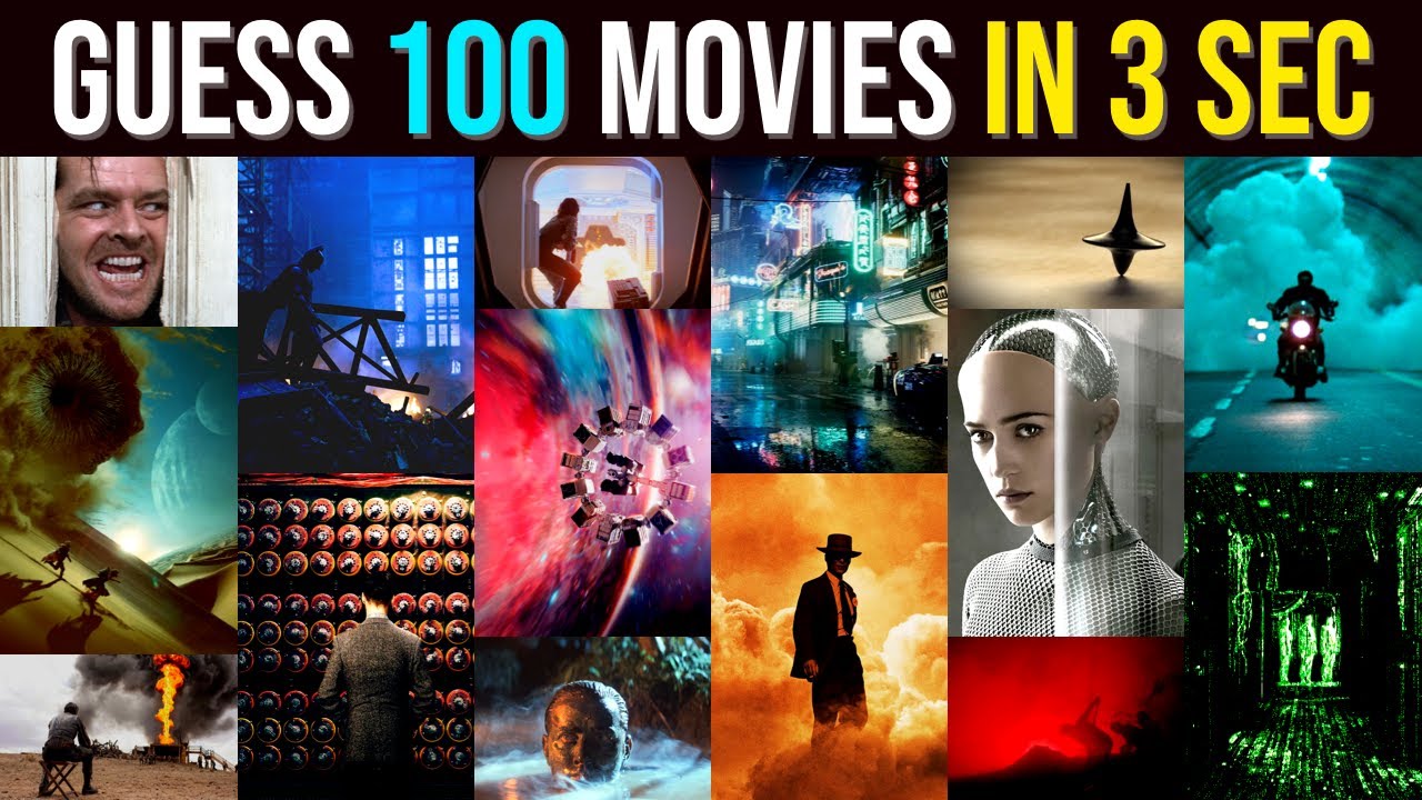 Guess 100 Movies in 3 Seconds 🎬