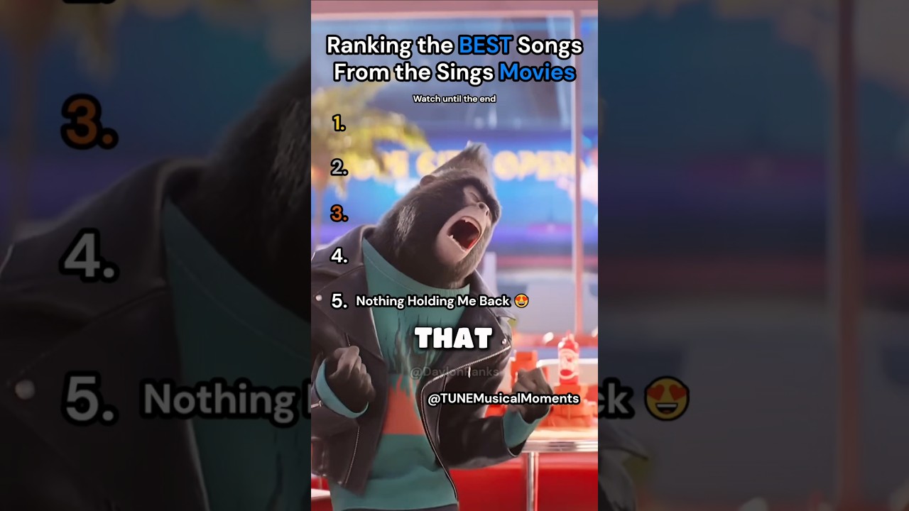 Top 10 Must-Listen Songs from the Sing Movies ๐ถ