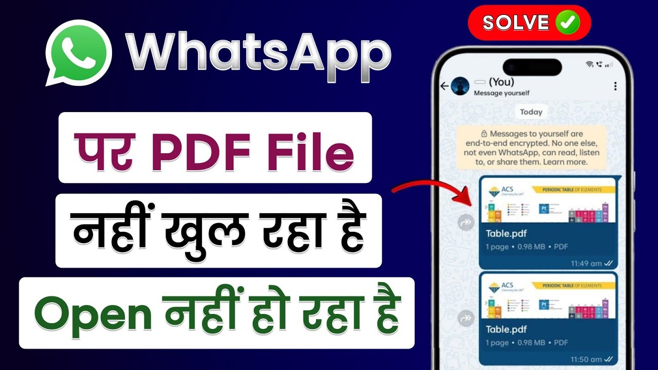 How to Fix WhatsApp PDF Files Not Opening