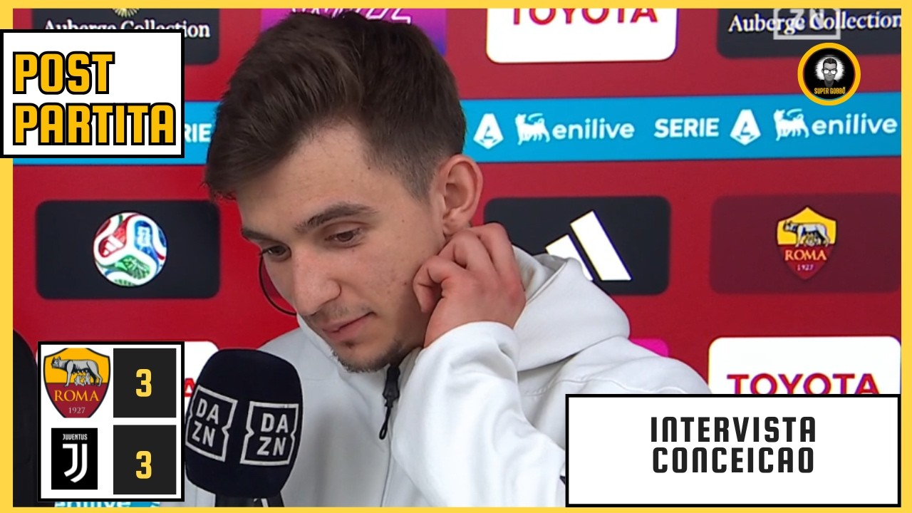 POST ROMA - JUVENTUS 3-3 | INTERVISTA CONCEICAO