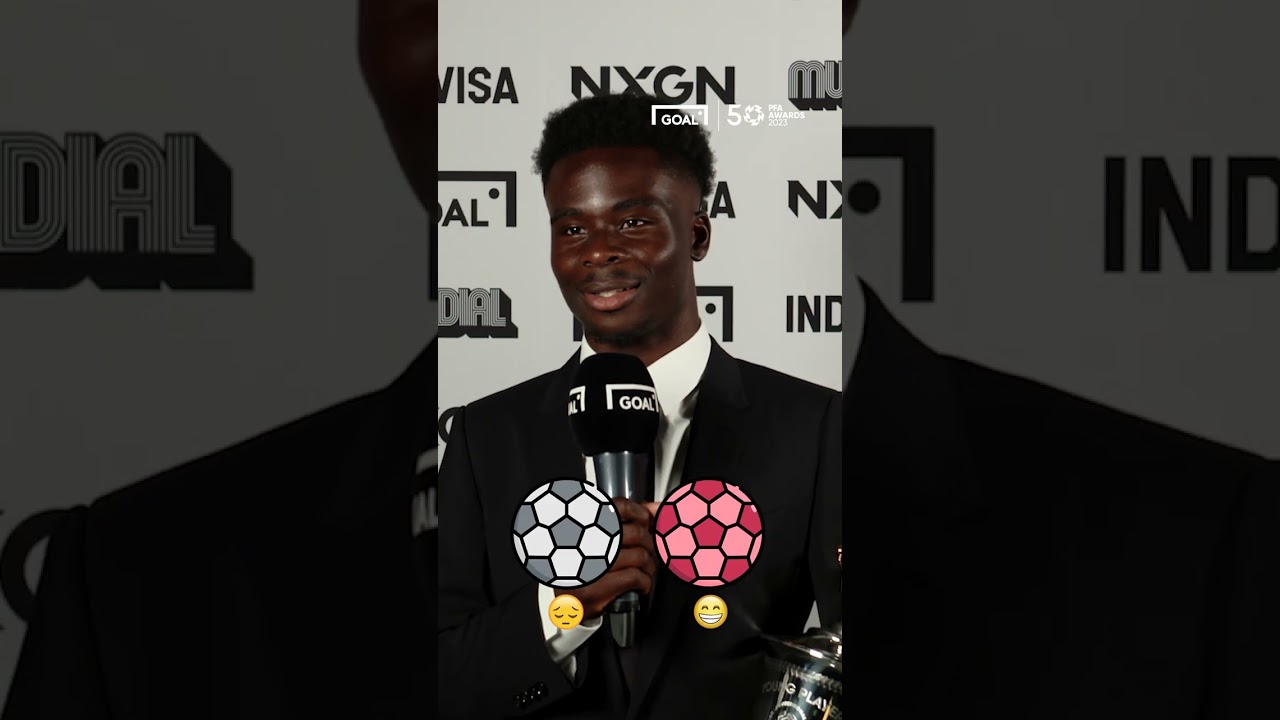 Bukayo Saka: Champions League or World Cup? 😱 #shorts @The_PFA