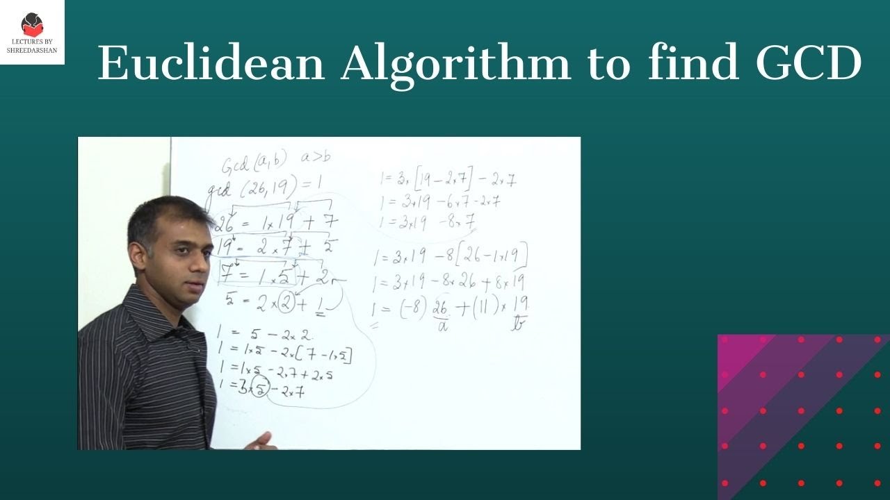 Understanding the Euclidean Algorithm for GCD Calculation in Cryptography