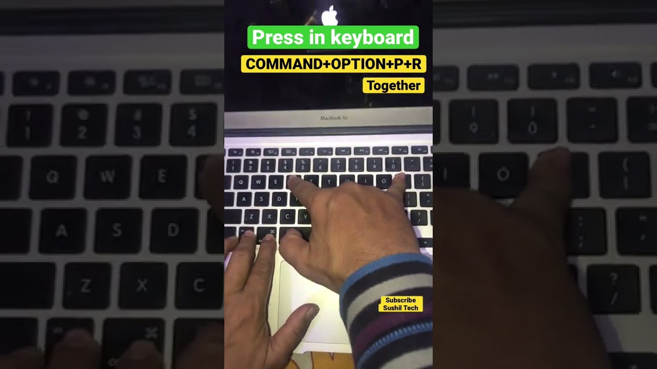 Reset PRAM in MacBook #shorts #informationtechnology