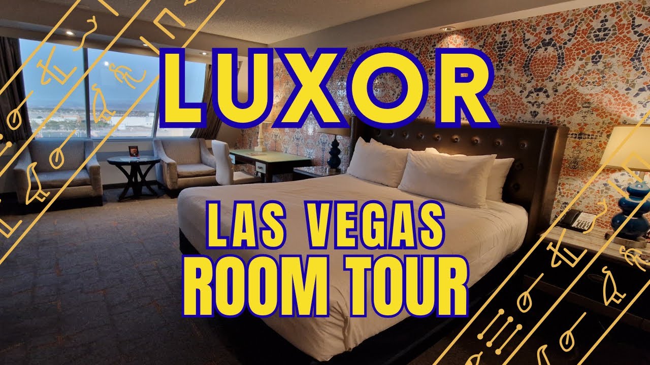 Luxor Pyramid Premier King Room Tour | Las Vegas Luxor Hotel Room Tour