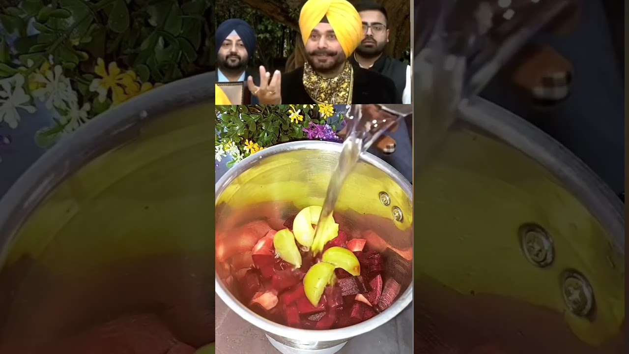 Navjot Sidhu Shares Health Drink Tips 🍸