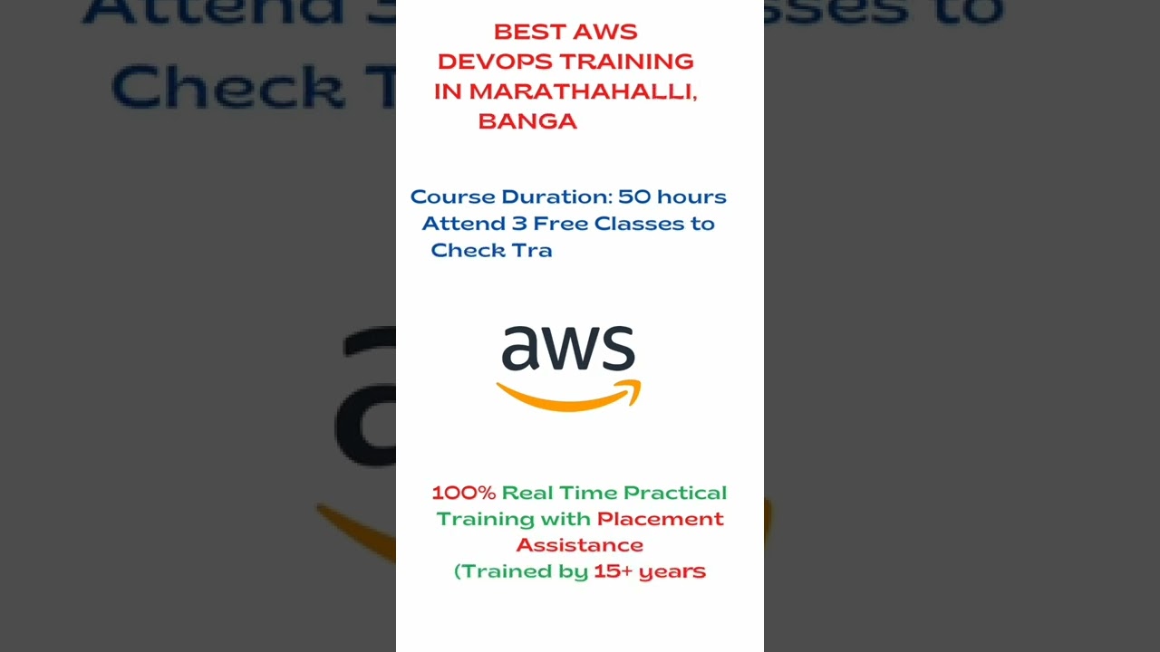 Top AWS DevOps Training with 94% Placement π―