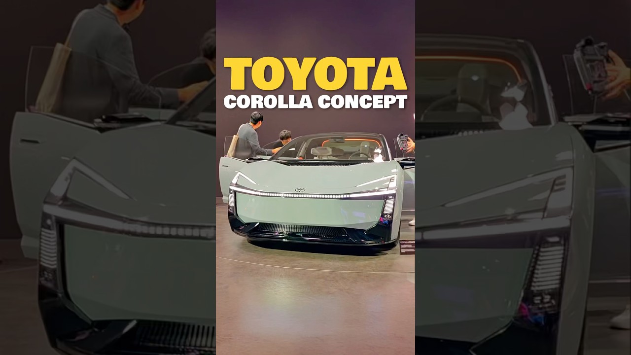 Revealed: The 13th-Gen Toyota Corolla Concept Looks Sportier and Sharper 🚗