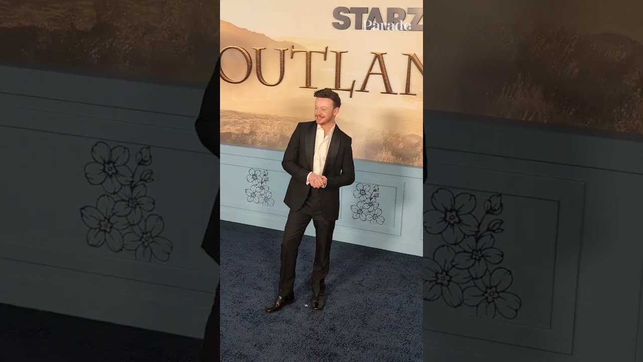 John Bell on the Outlander Season 8 Premiere Carpet