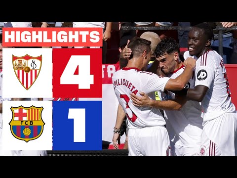 SEVILLA FC 4 - 1 FC BARCELONA | RESUMEN LALIGA EA SPORTS