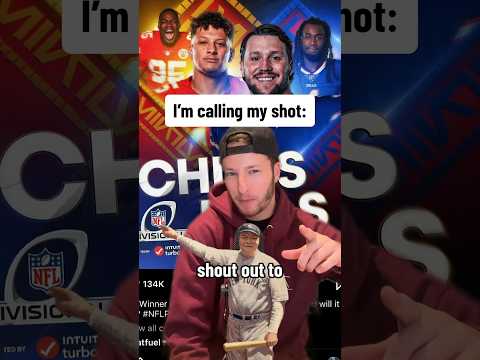 Calling My Shot: Bills vs Chiefs.
