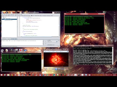 Java Cryptographic Chat Program Demonstration
