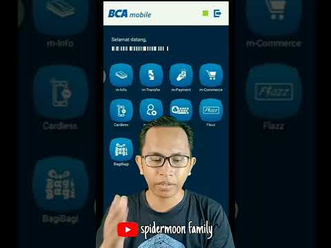 CARA ISI SALDO EMAAL LEWAT APLIKASI BANK BCA MOBILE