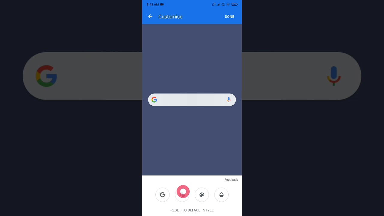 Customize Your Google Search Widget 🛠️