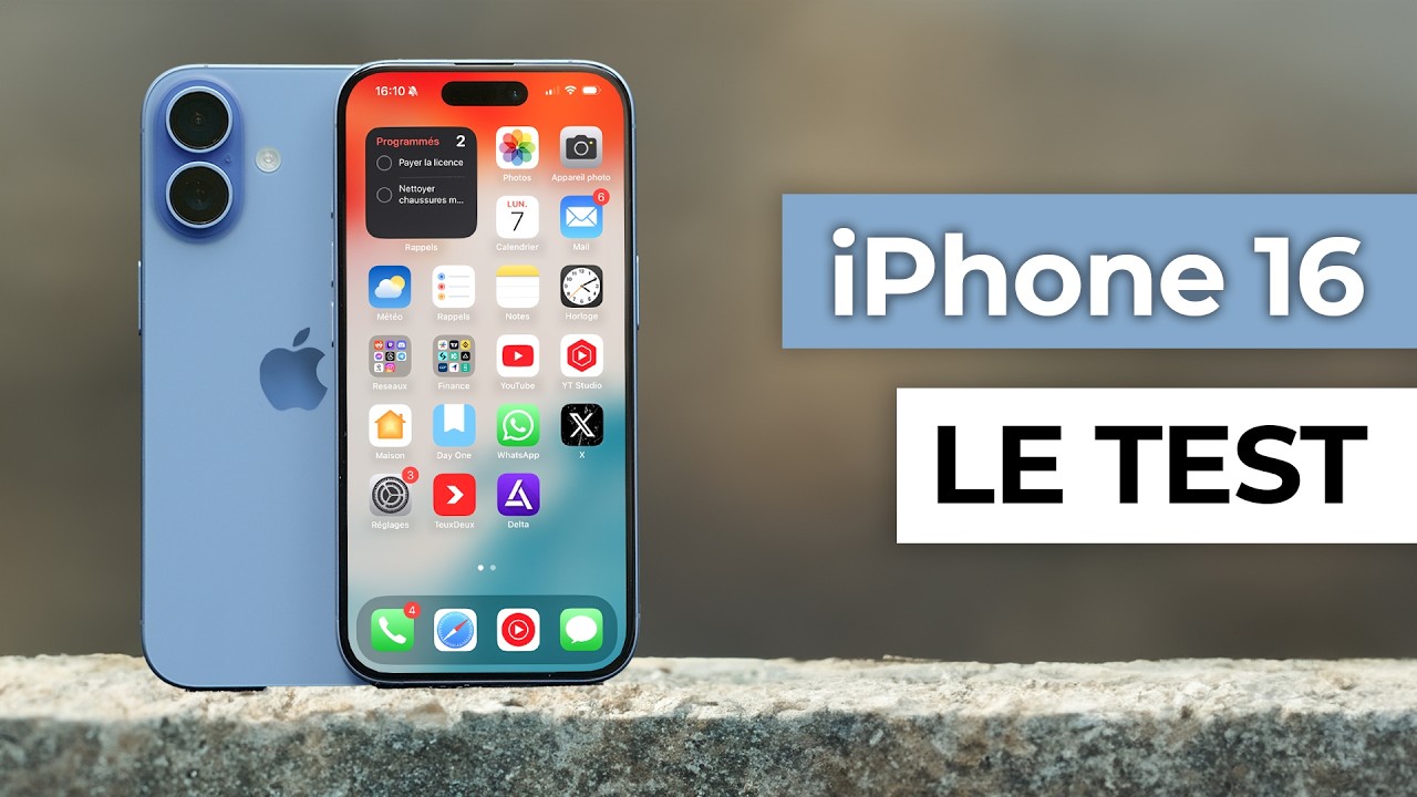 TEST de l’iPhone 16 (avec Apple Intelligence 🧠)