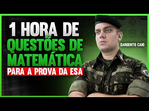 1 HR Resolvendo Questões de Matemática - ESA