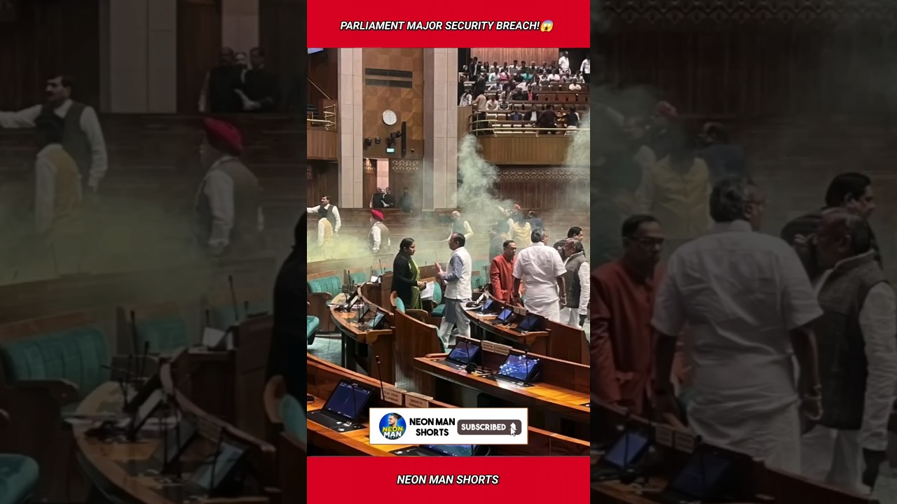 Urgent! Major Security Breach at Parliament 🚨 #shorts