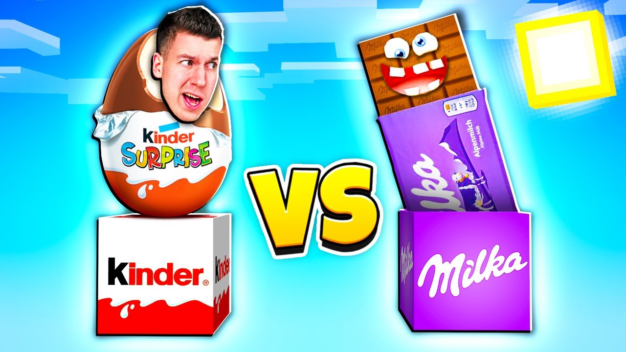 Шоколадная битва: Лаки Блок КИНДЕР vs МИЛКА 🍫