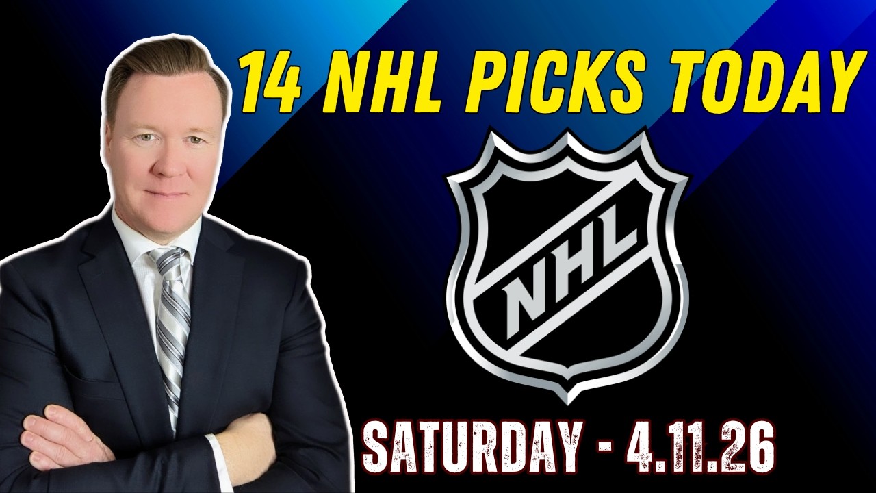 Saturday 14 NHL Betting Picks l 4/11/26 l Vernon’s Best NHL Bets, Expert Picks and Predictions