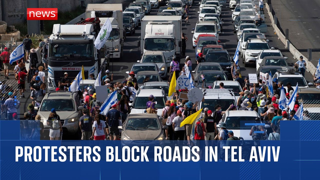 Israeli Demonstrators Hold Nationwide 'Day of Stoppage'