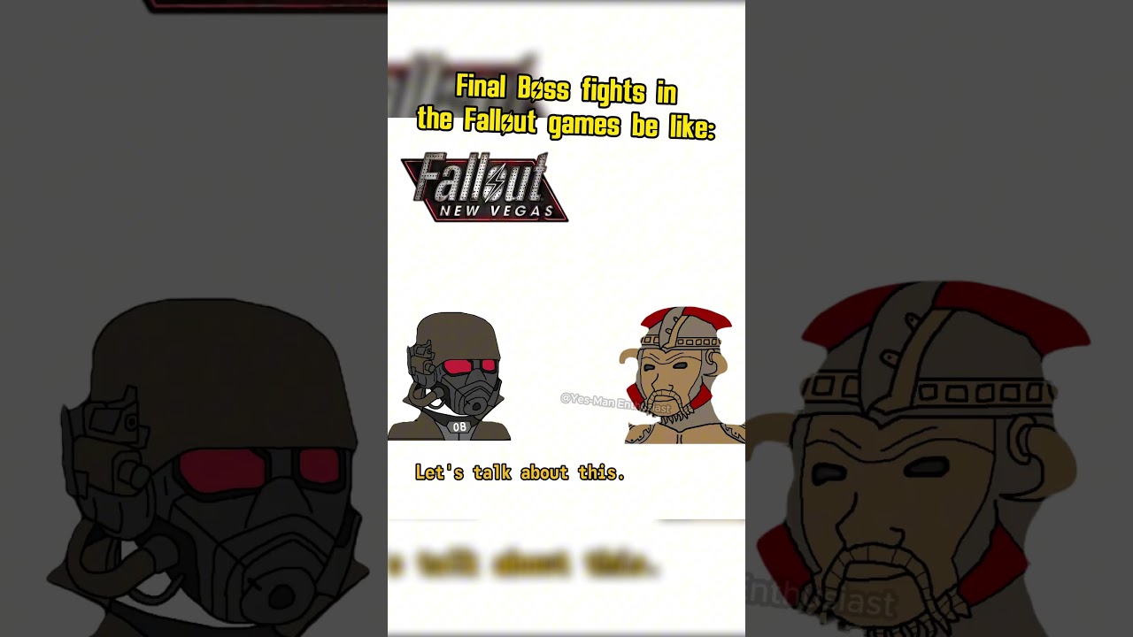 Final boss fights in the Fallout games be like: Frank Horrigan #fallout #memes #shorts