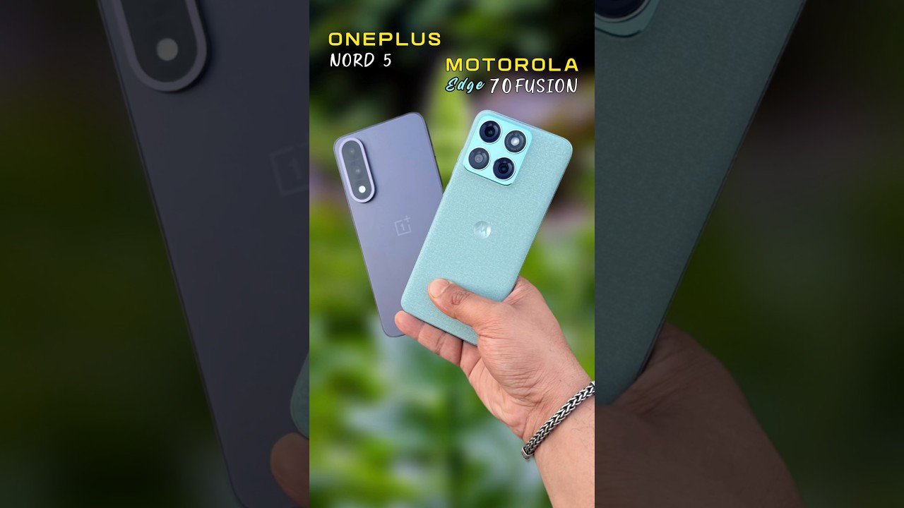 OnePlus Nord 5 vs Motorola Edge 70 Fusion Camera Test 📷