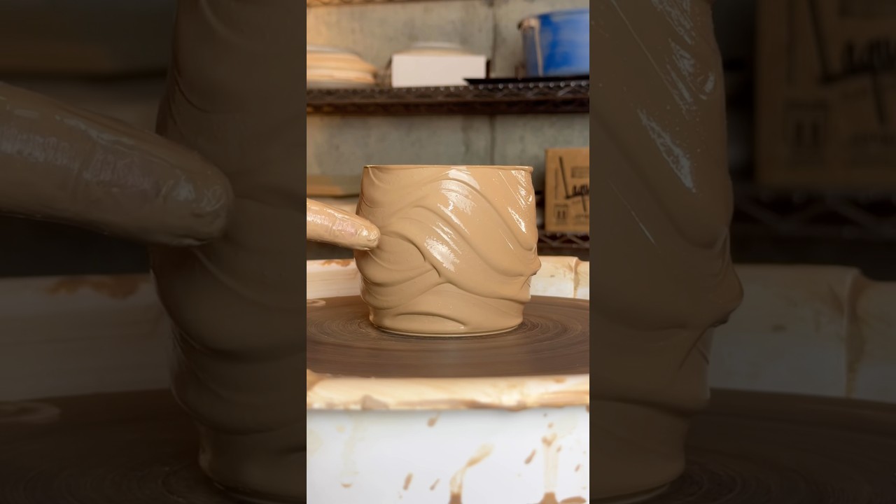 Using Slip as a Texture in Pottery 🎨