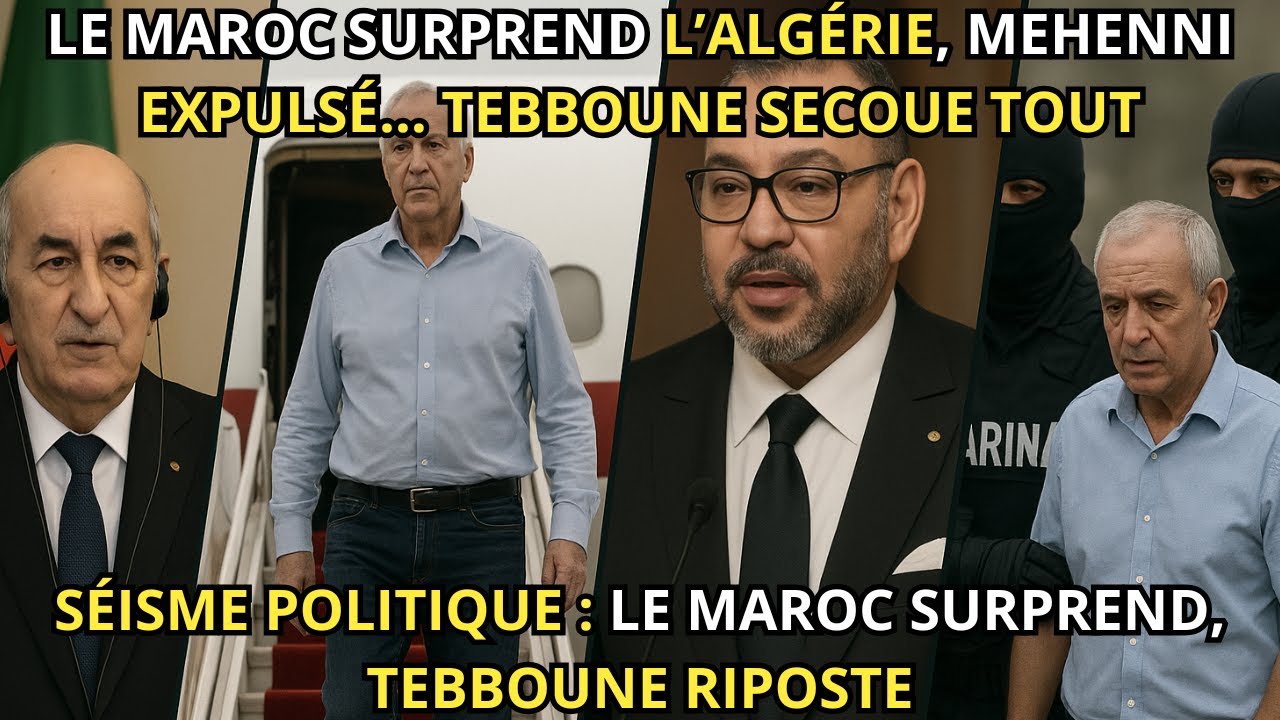 Crise politique : Maroc lâche Mehenni, Tebboune réagit ⚡