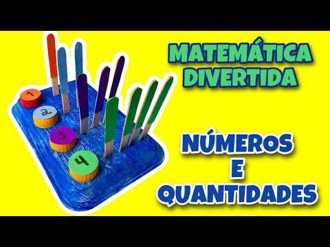 Matemática Divertida | Números e Quantidades | As cores | Coordenação Motora Fina