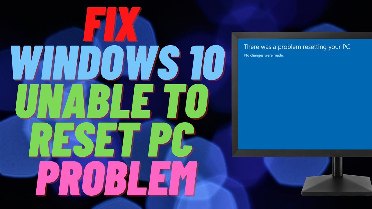 Quick Fix for Windows 10 'Unable to Reset PC' Error 🚀