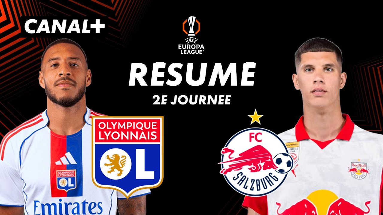 Lyon vs Salzbourg : Résumé et buts de la Ligue Europa 2025-26 (J2) ⚽