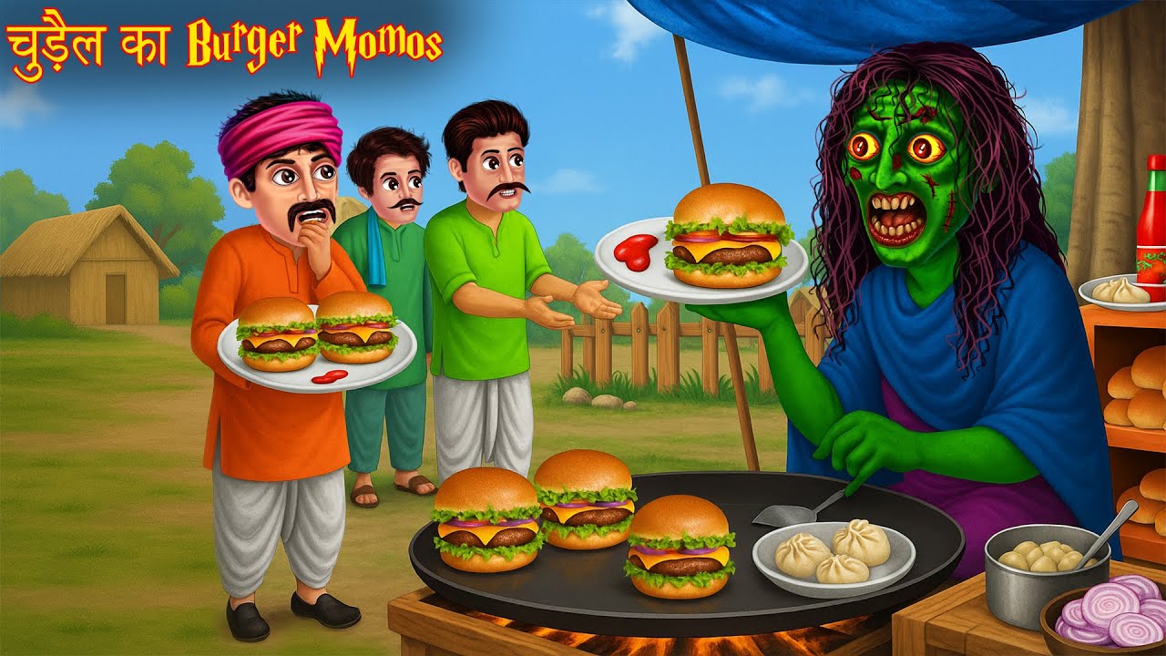 Chudail Ka Burger Momos | Bhootiya Kahaniya | Horror Story