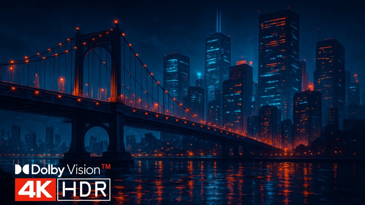 Night City 4K 60fps HDR OLED Demo with Dolby Vision™