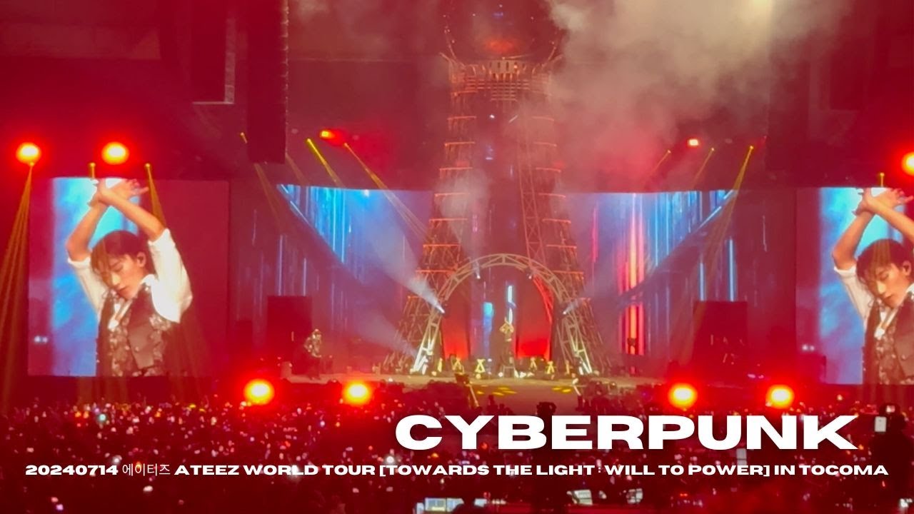 20240714 에이티즈 ATEEZ WORLD TOUR [TOWARDS THE LIGHT : WILL TO POWER] IN TACOMA : CYBERPUNK