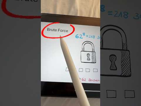 Brute Force #Informatik #Verschlüsselung #denkbarx #kryptographie