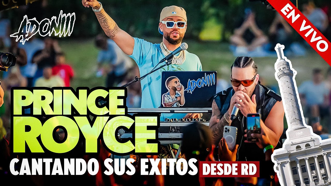 Prince Royce Live Performances 🎤 with DJ Adoni