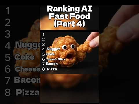 Ranking AI Fast Food (Part 4) #shorts #ranking #asmr