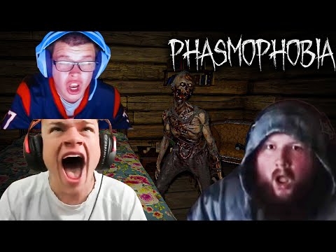 Hilarious Phasmophobia Gameplay with Jynxzi, Sketch & CaseOh! 😂