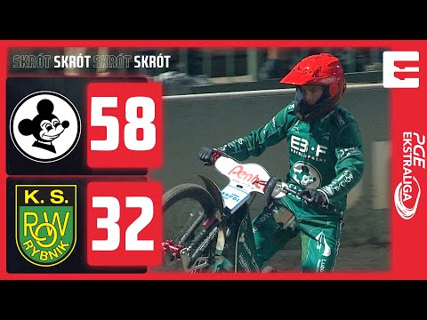 FALUBAZ ZAŁATWIŁ SPRAWĘ JUŻ NA POCZĄTKU, ROW DRŻY PRZED SPADKIEM | SKRÓT MECZU #ZIERYB