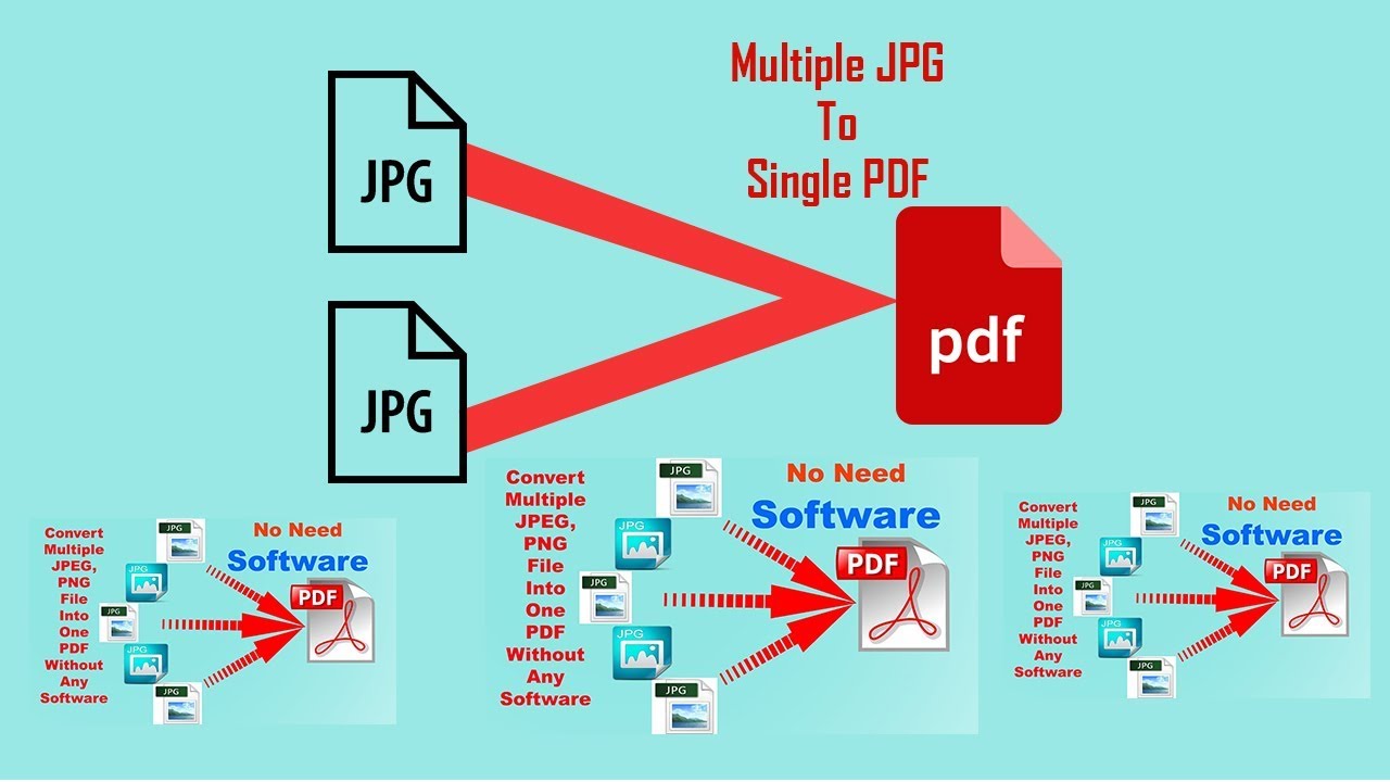 Easiest Way to Convert Multiple JPGs into One PDF Without Software 📁