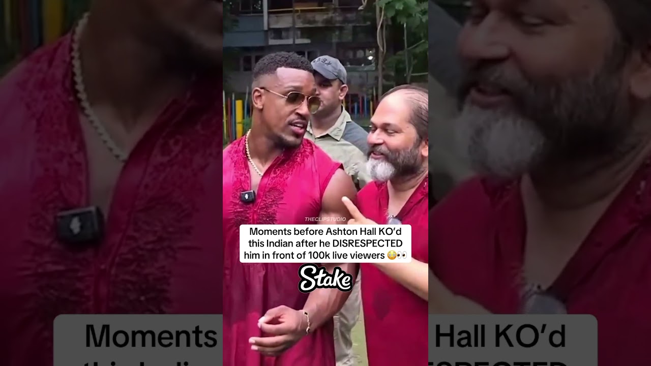 Ashton Hall Faces Disrespect in India 😳