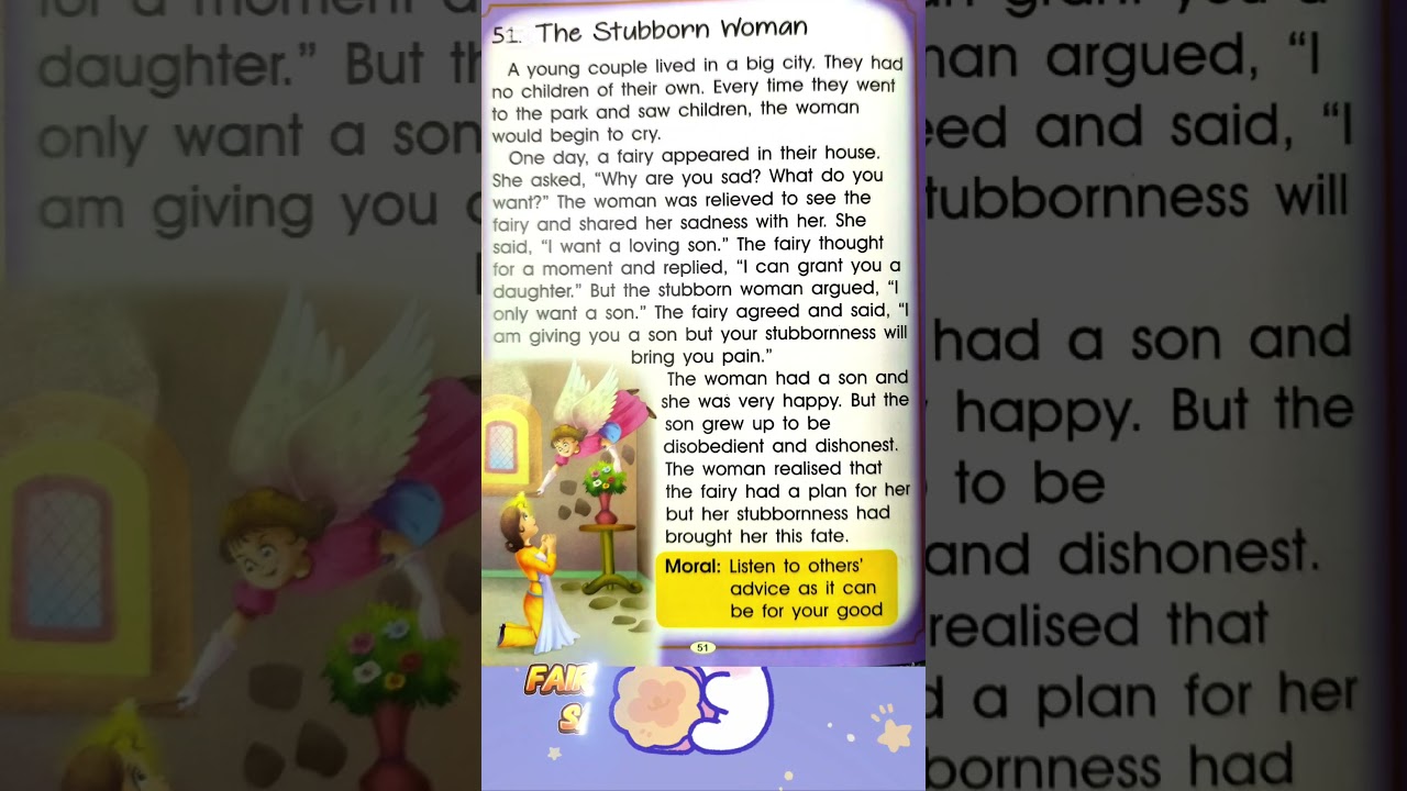 The Stubborn Woman | Short Moral Story in English | Read Aloud English Story | Learn English Stories